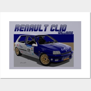 Renault Clio Williams Posters and Art